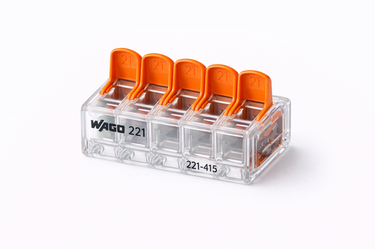 WAGO 221-415 – złączka dźwigniowa 5-przewodowa