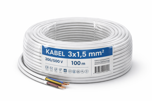 Kabel elektryczny 3×1,5 – standard instalacyjny